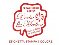 Etichette adesive per erboristerie, cosmetica, cosmesi (mm 39X39)  (cod.7M )